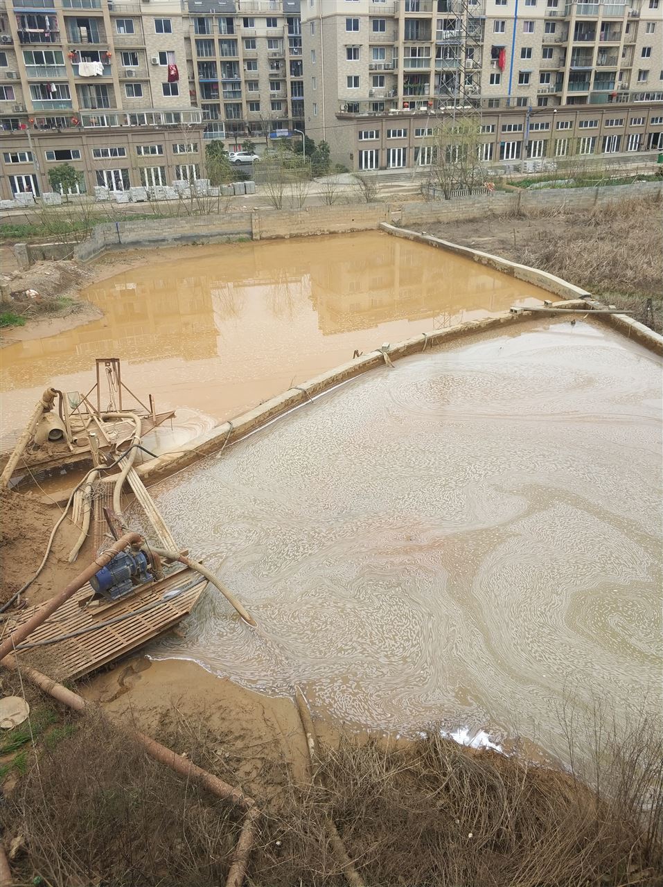 忻城沉淀池淤泥清理-厂区废水池淤泥清淤